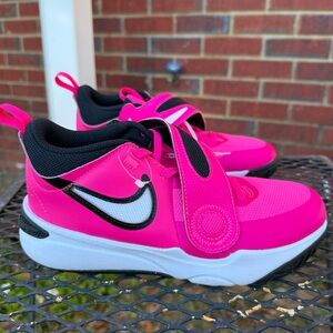 Nike Kids 3Y Team Hustle D 11 DV8994-601 Pink Black Sneaker Shoes NEW Basketball